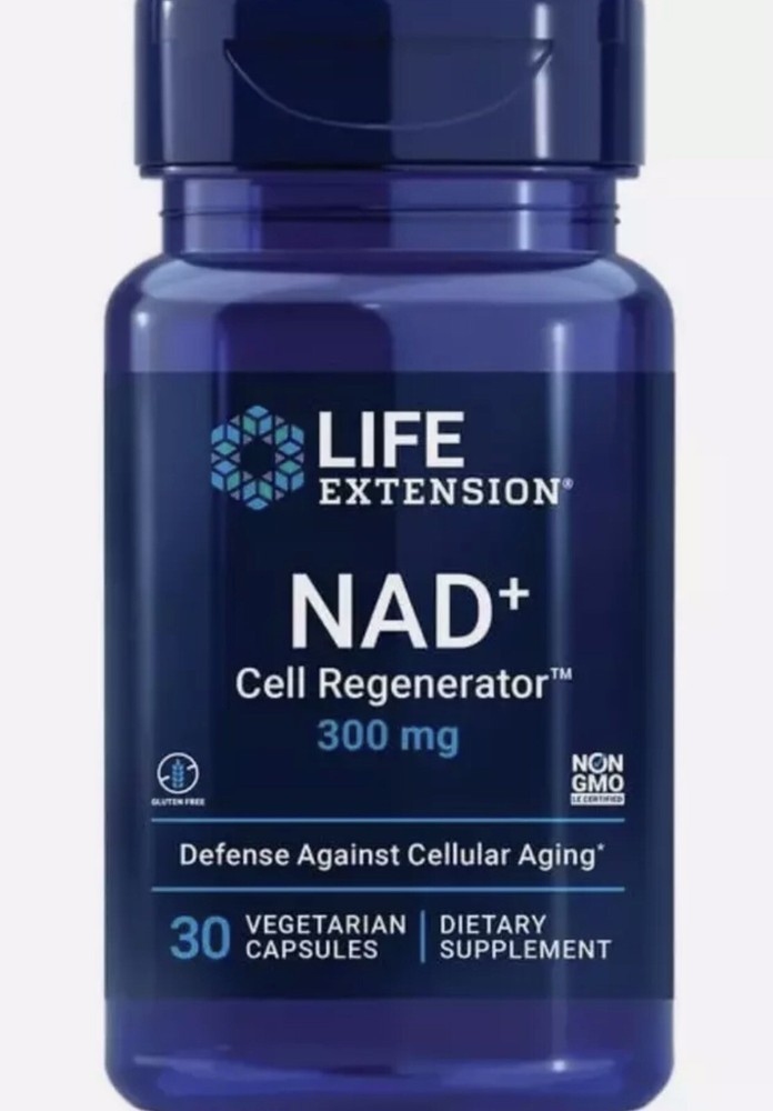 Life Extension Nad+ Cell Regenerator, GF, 300 mg / 30 Veg Caps