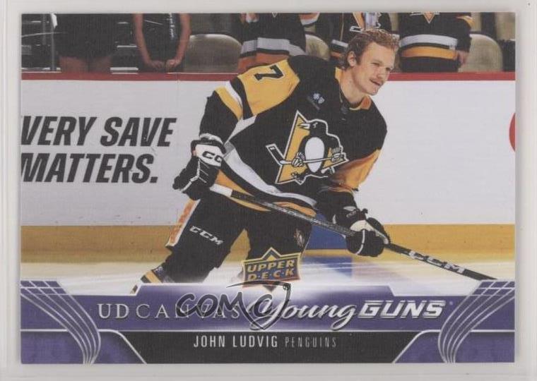 2023-24 Extended Series UD Canvas Young Guns Johnny Ludvig John #C389 Rookie RC