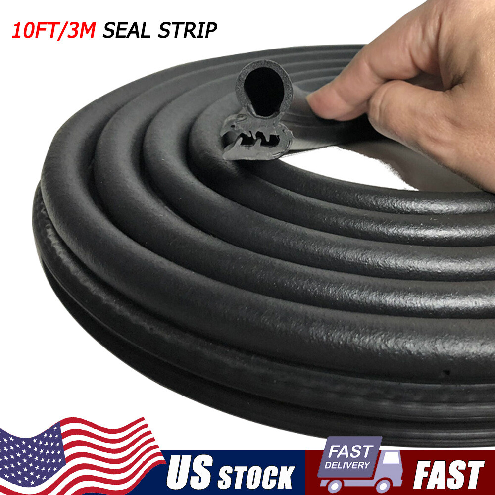 Universal Auto Rubber Weather Seal Door Window Strip Lock Trunk Hood Edge Trim