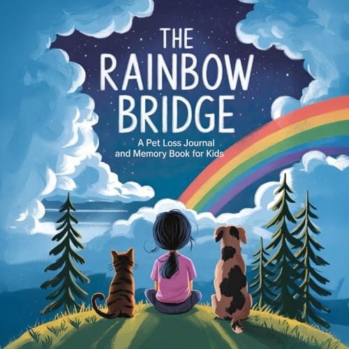 Rainbow Bridge Pet Loss Journal and Memory Book for Kids Ages 5-12