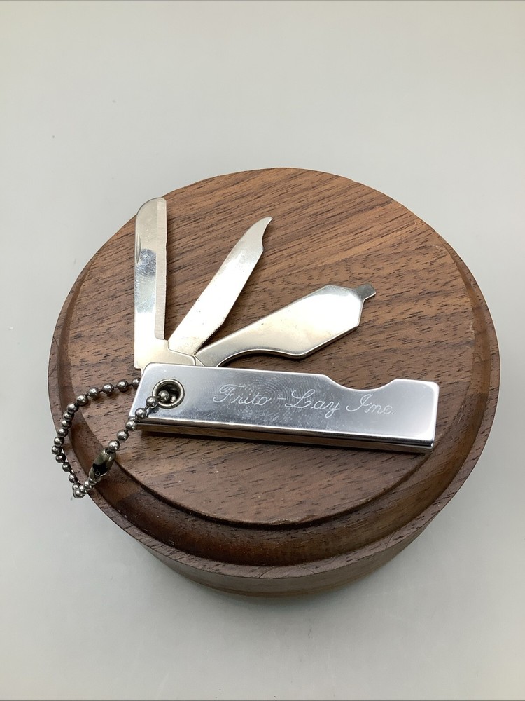 Vintage USA LITER Keychain Pocket Knife Multi Tool by Frito-Lay