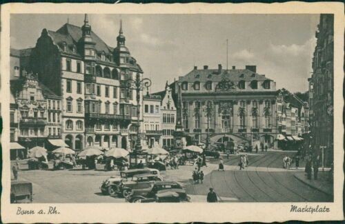 Postcard Bonn a. Rh. Marketplace (No.9586)