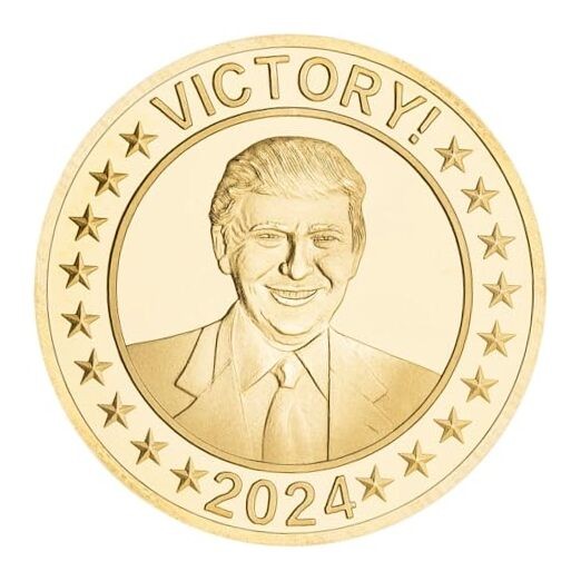 Victory of President Donald J. Trump 2024 Coin Ideal Collectible Gifts for