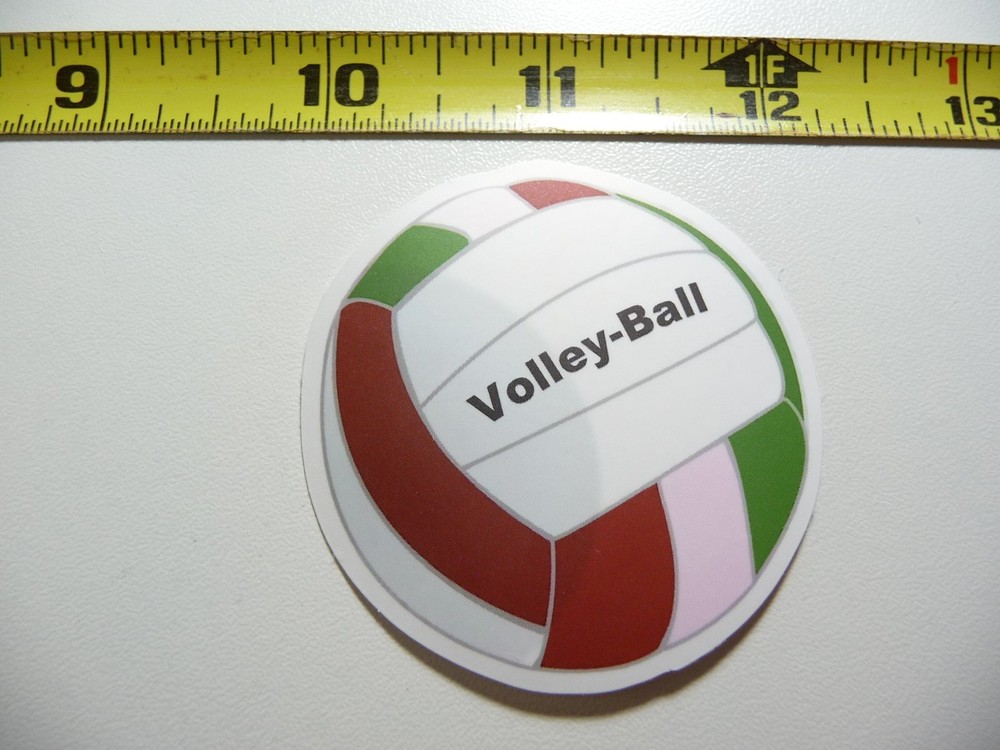 VOLLEYBALL VOLLEY BALL DECAL STICKER GAME ATHLETIC SPORTS GAME