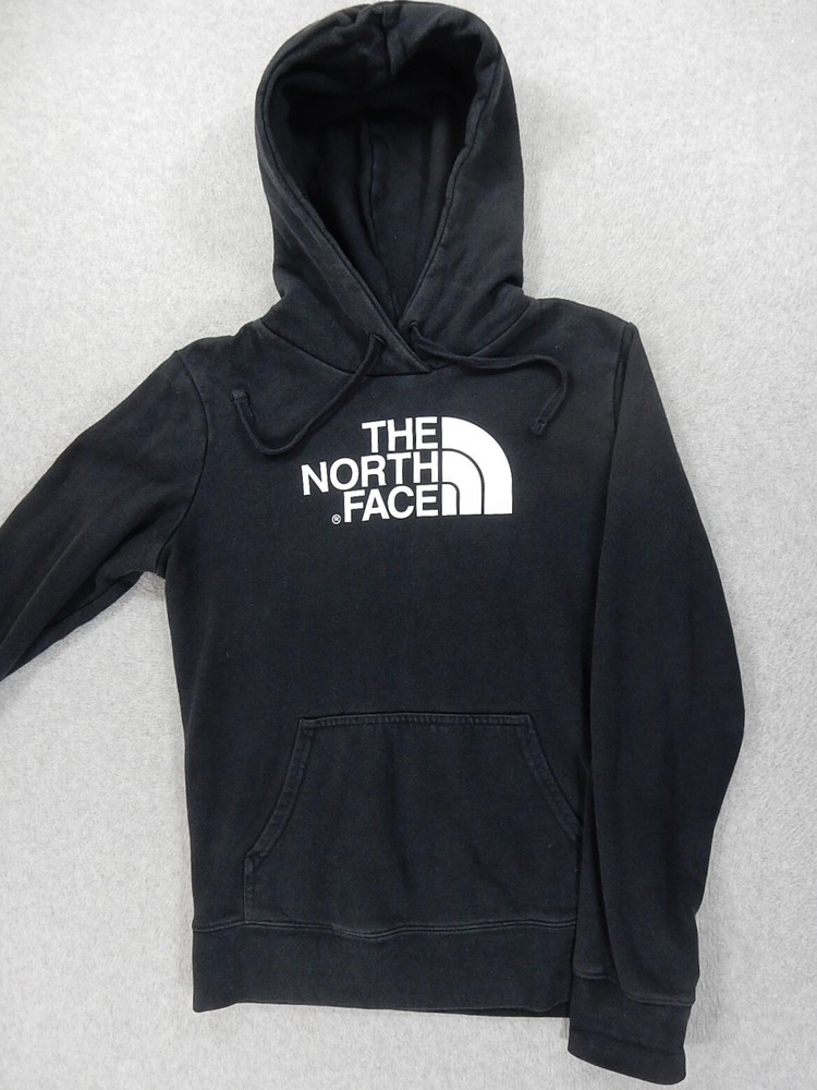 North Face Half Dome Womens Hoodie Sweatshirt Small Black