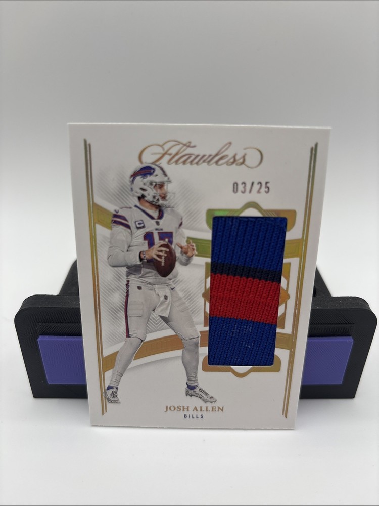 2022 Panini Flawless Josh Allen (MEM) /25 Multi Color Patch