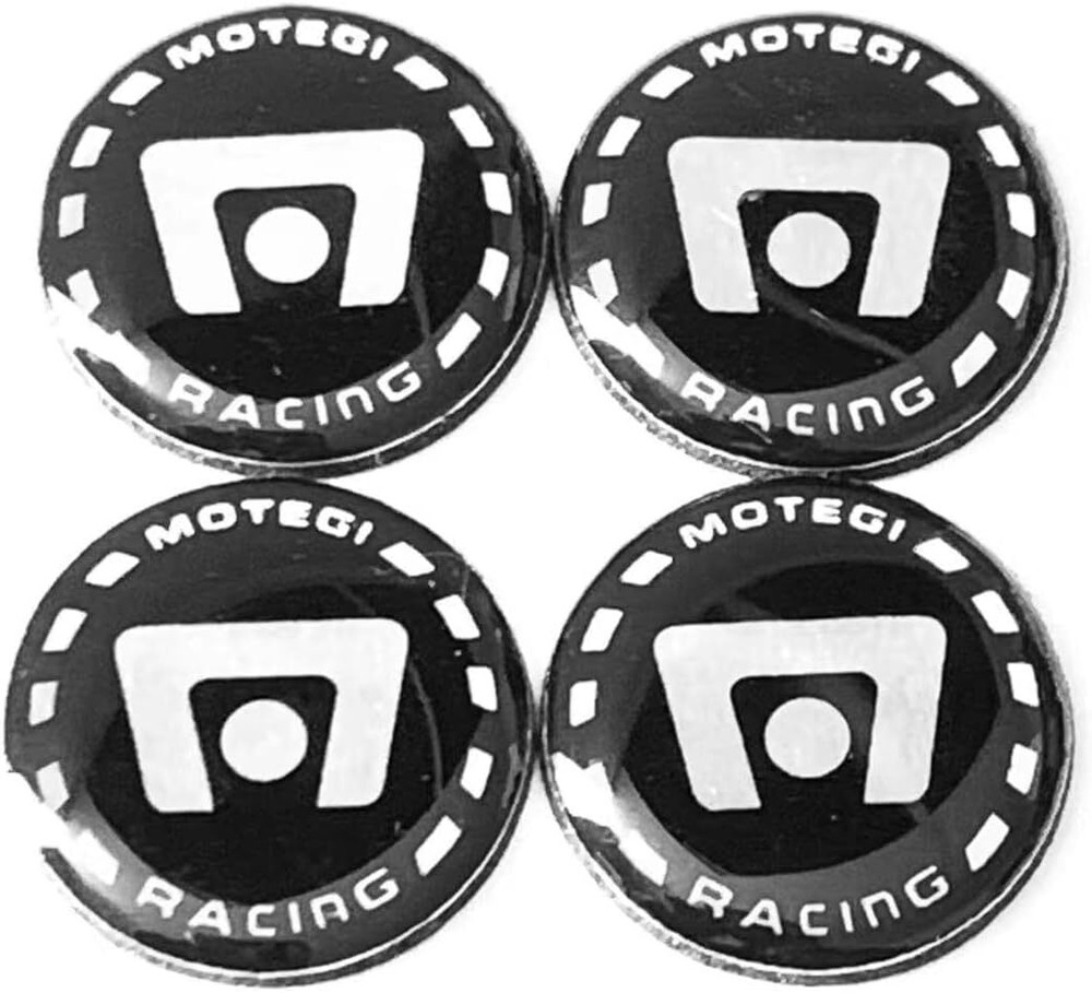 4PCS Sport Motegi Racing Wheel Center Hub Cap Decal Emblem Sticker 20mm/0.78''
