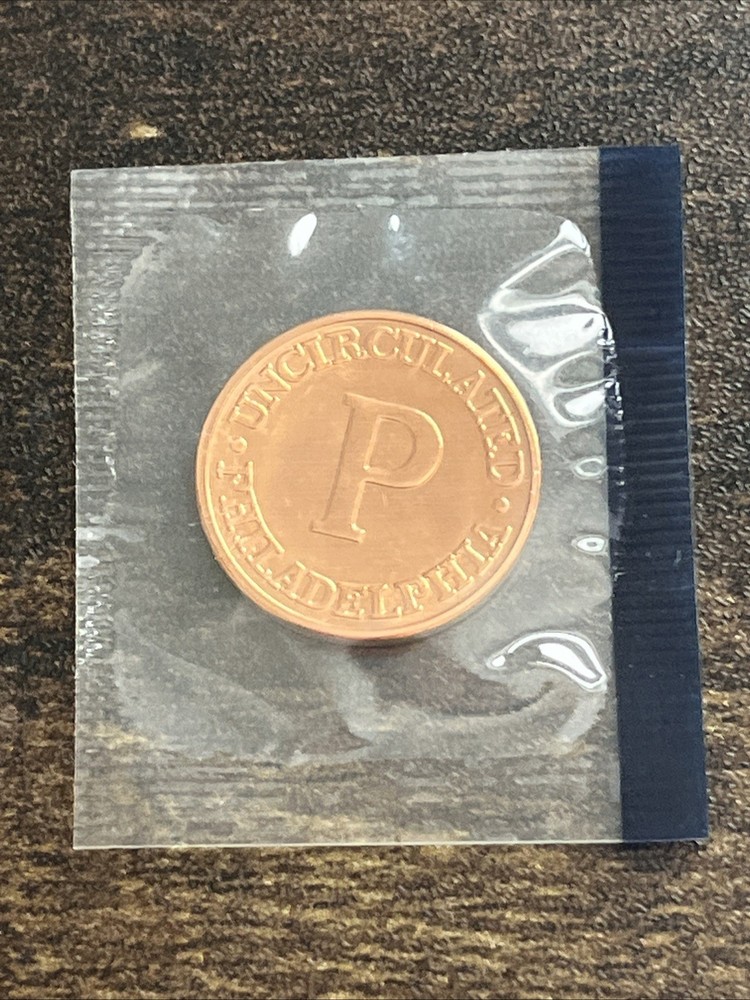 Philadelphia Treasury US Mint Uncirculated Vintage Token Medal Rare Coin TB9581*