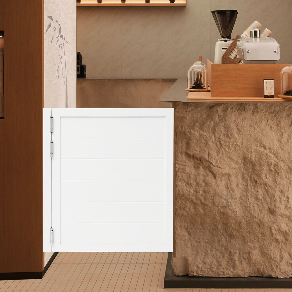 Modern Wood Partition Door - Single Panel Room Divider