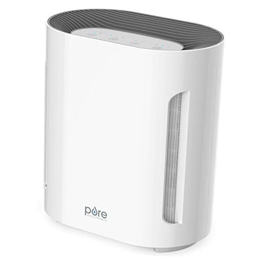 PureZone Air Purifier for Bedroom & Living Room, 4-Stage Filtration & UV-C