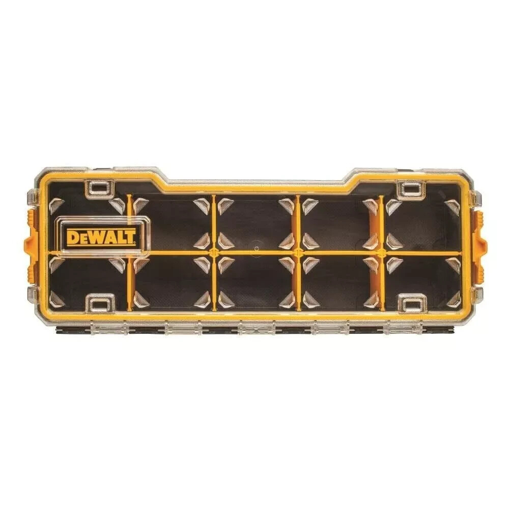 DEWALT 10-Compartment Small Parts Organizer with Durable Plastic Case  