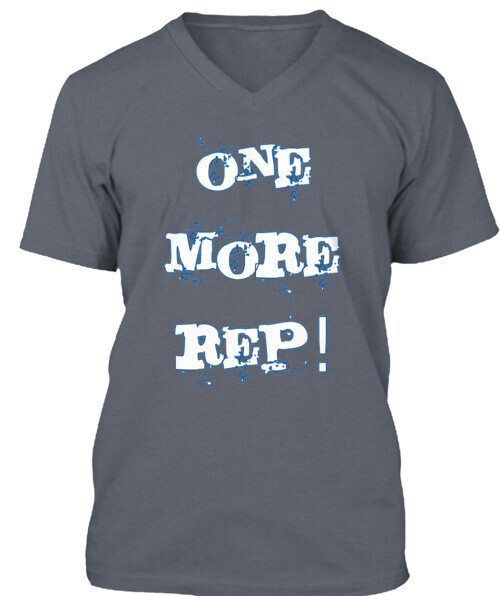 One More Rep Gym Tank Top T-Shirt Made in the USA Size S to 5XL