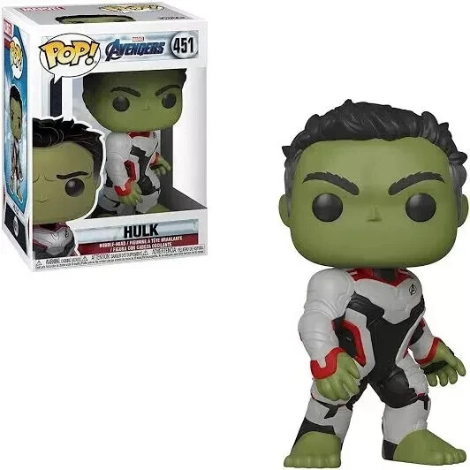 Funko POP! Marvel Avengers 4 Endgame Hulk (Team Suit) Vinyl Figure #451