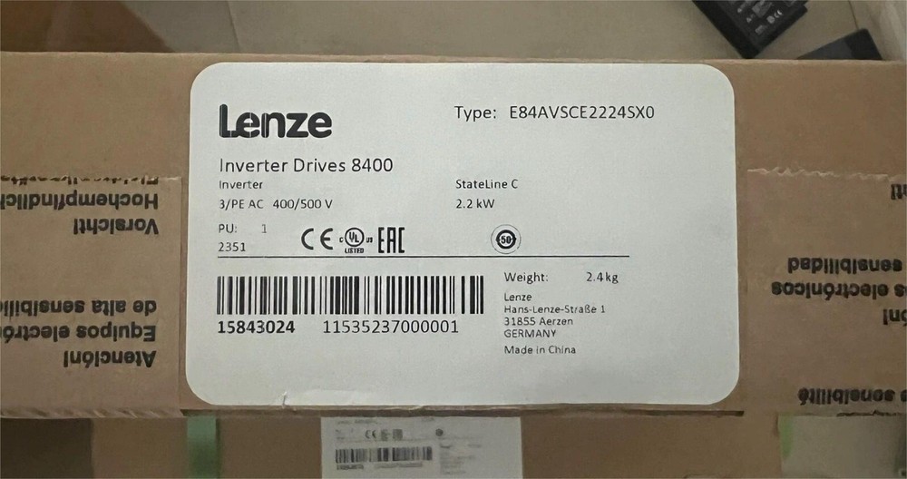 E84AVSCE2224SX0 1PC New Lenze E84AVSCE2224SX0 Fast Shipping