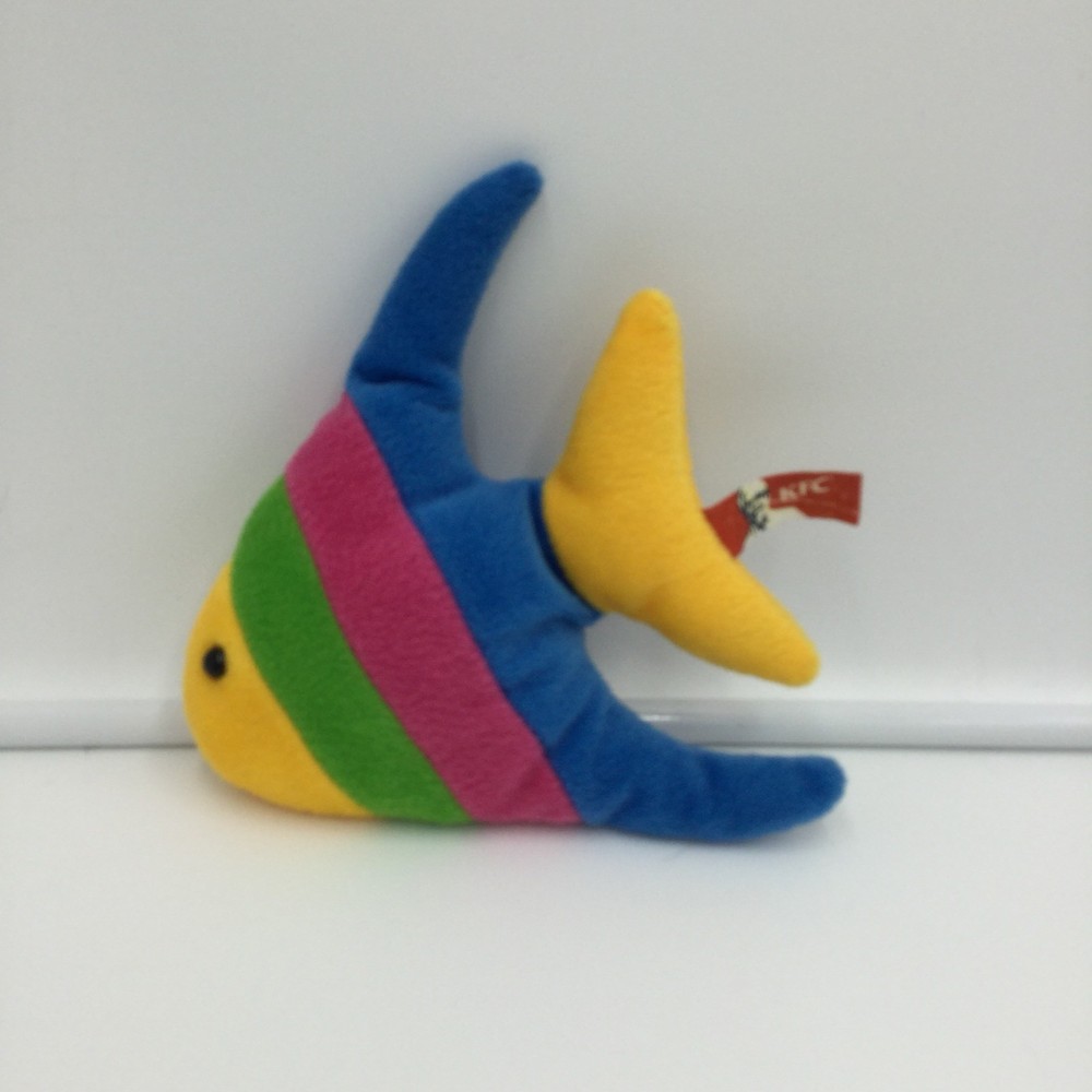 KFC Kentucky Fried Chicken Rainbow Plush Fish Toy 7