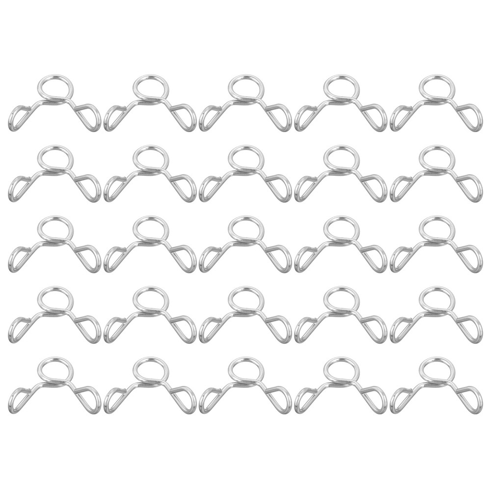25 Pcs Fuel Line Hose Tubing Spring Clips 5mm Water Pipe Spring Clip Clamps