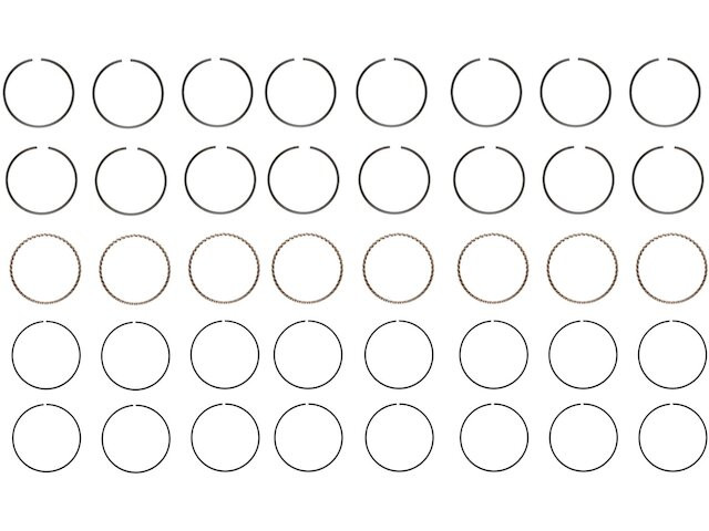 1975-1980 Chevrolet C30 Piston Ring Set Sealed Power 55181PDJP