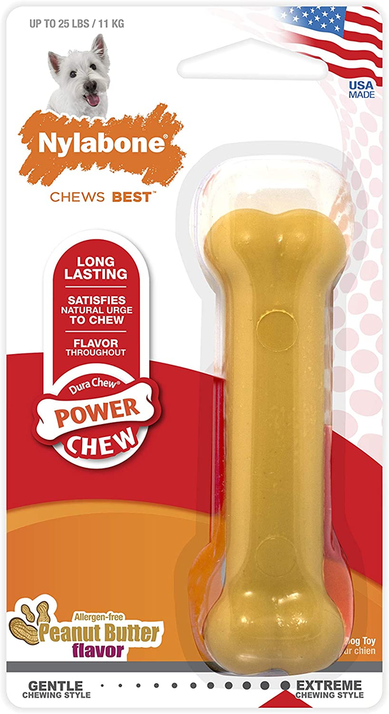 Power Chew Classic Bone Chew Toy for Dogs, Durable Dog Toys for Aggres