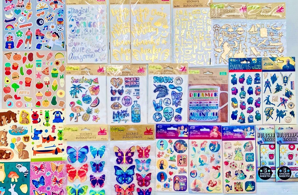 Vintage 777+ Creative Memories Stickers - K & Co, Sandylion, Jolee's Boutique & More