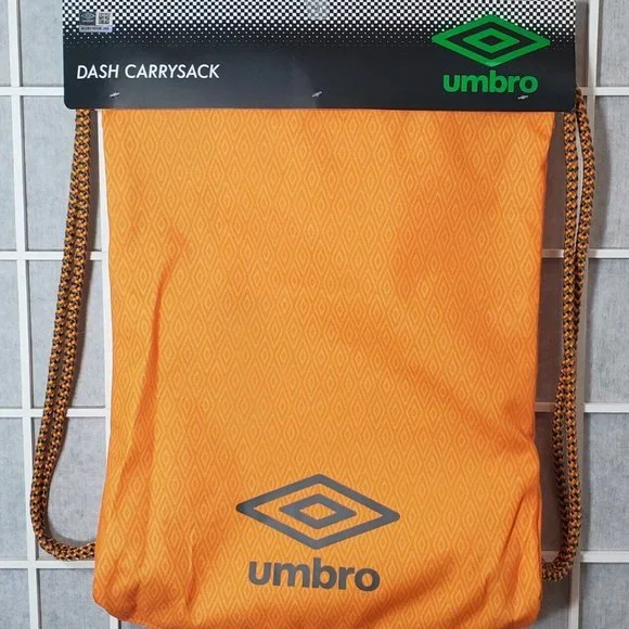 NWT UMBRO DASH CARRYSACK WOMEN'S ORANGE BAG SCHOOL WORK TRAVEL SPORT BACKPACK