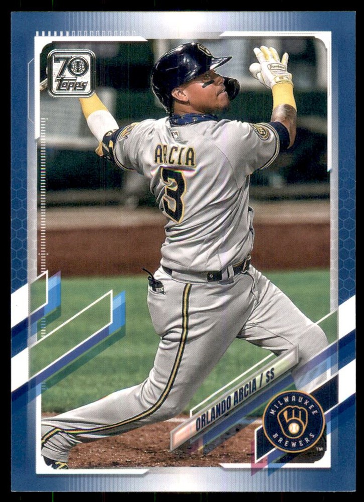 2021 Topps Walmart Royal Blue #91 Orlando Arcia