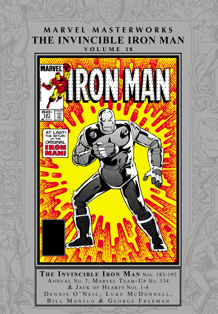 PRESALE Iron Man Marvel Masterworks Vol 18 REGULAR COVER Sealed HC-image
