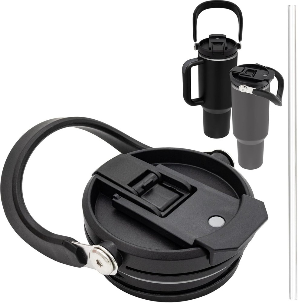 40oz Stanley Quencher Flip Straw Lid Replacement for Travel Tumbler Cup