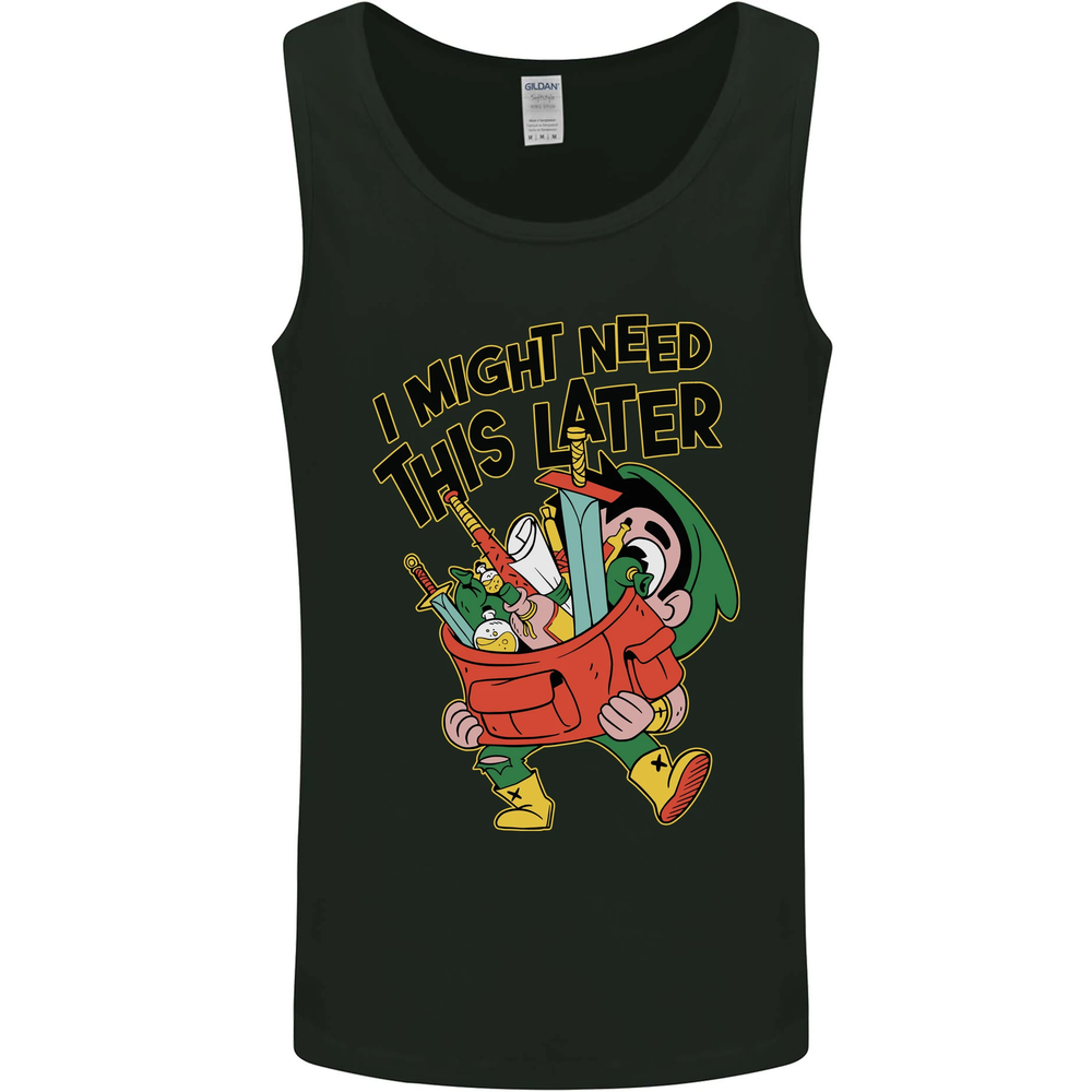 RPG Might Need this Later Role Playing Game Mens Vest Tank Top