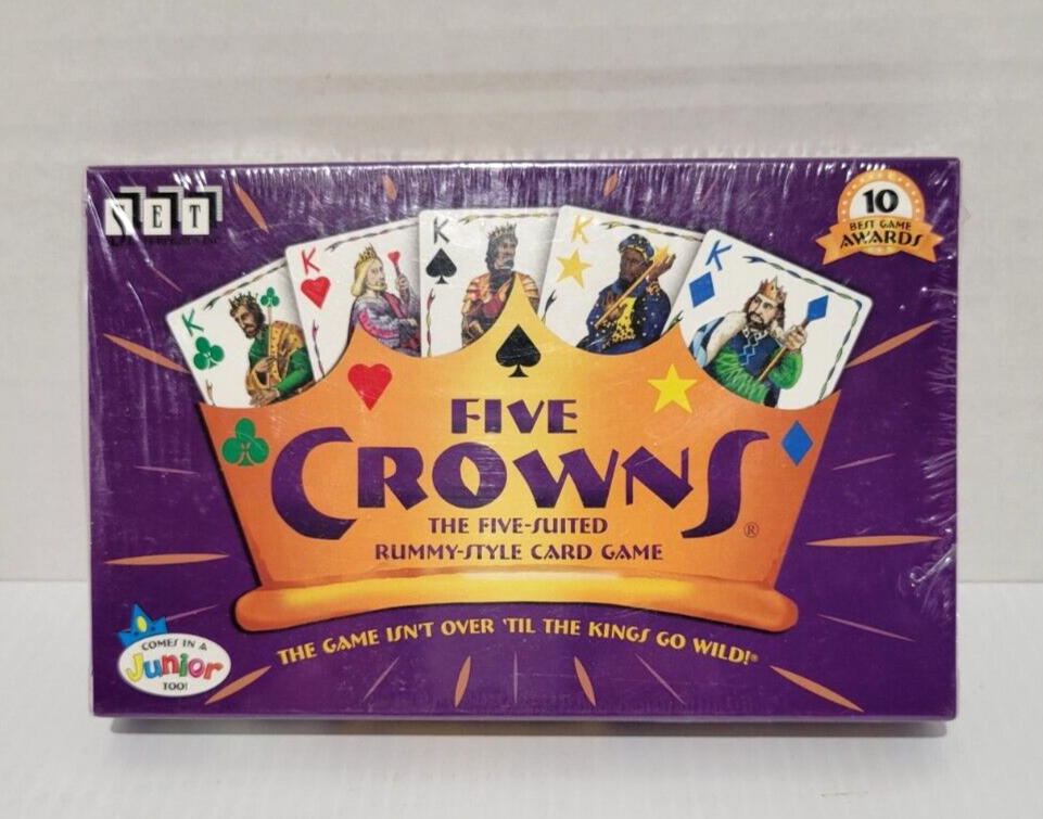 Five Crowns Card Game Rummy Style Card Game Brand New SEALED.