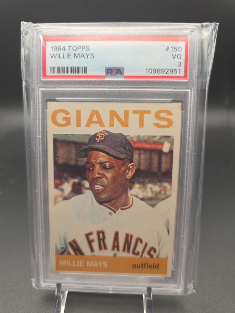 1964 Topps Willie Mays #150 PSA 3 VG San Francisco Giants HOF Vintage