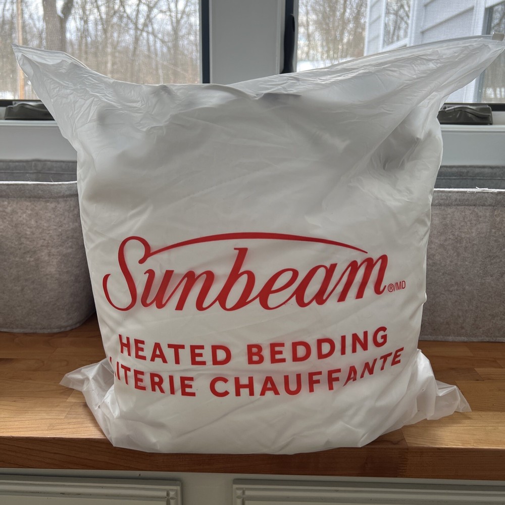 Sunbeam Heated Bedding - New, Never Used - 12 Heat Settings