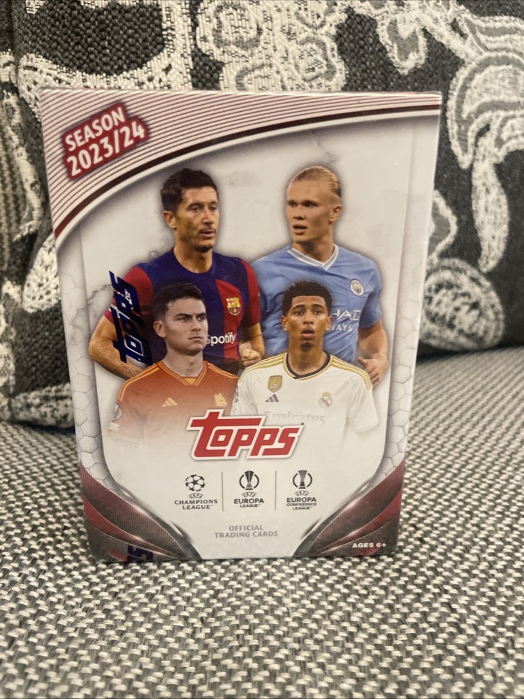 2023-24 Topps UEFA Club Competitions Soccer Blaster Box Factory Sealed New