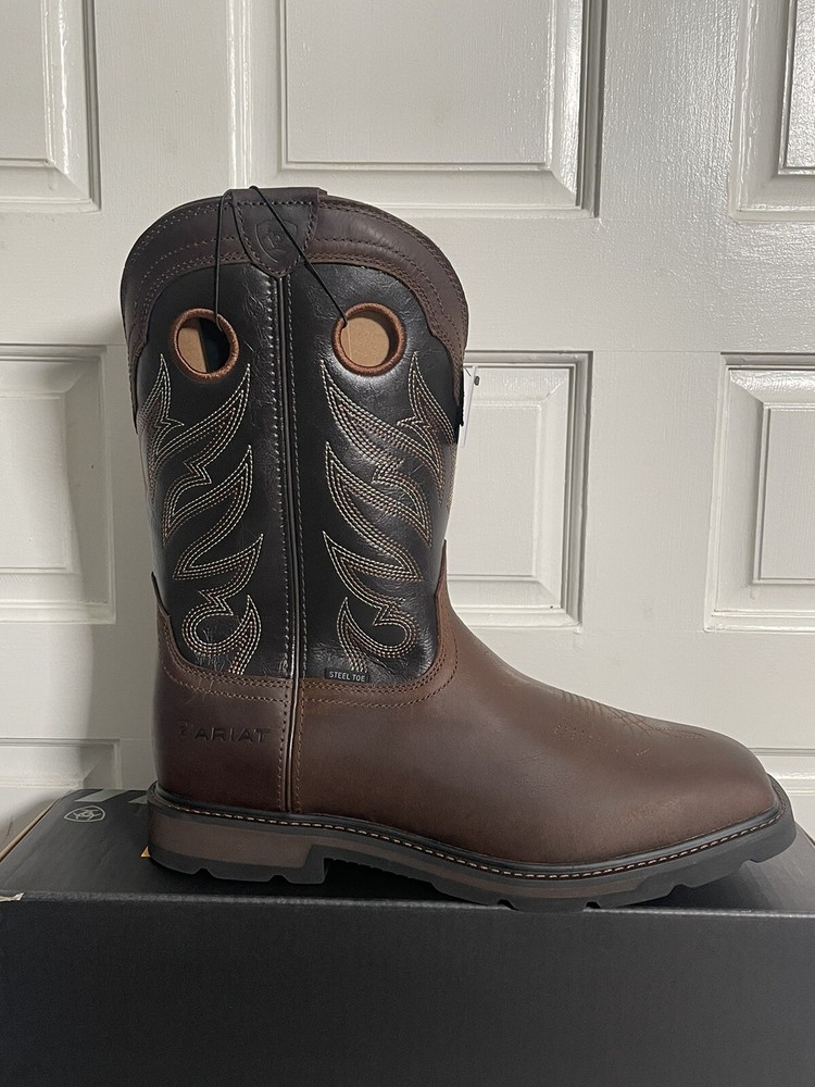 Ariat Groundwork Steel Toe Work Boots D Medium
