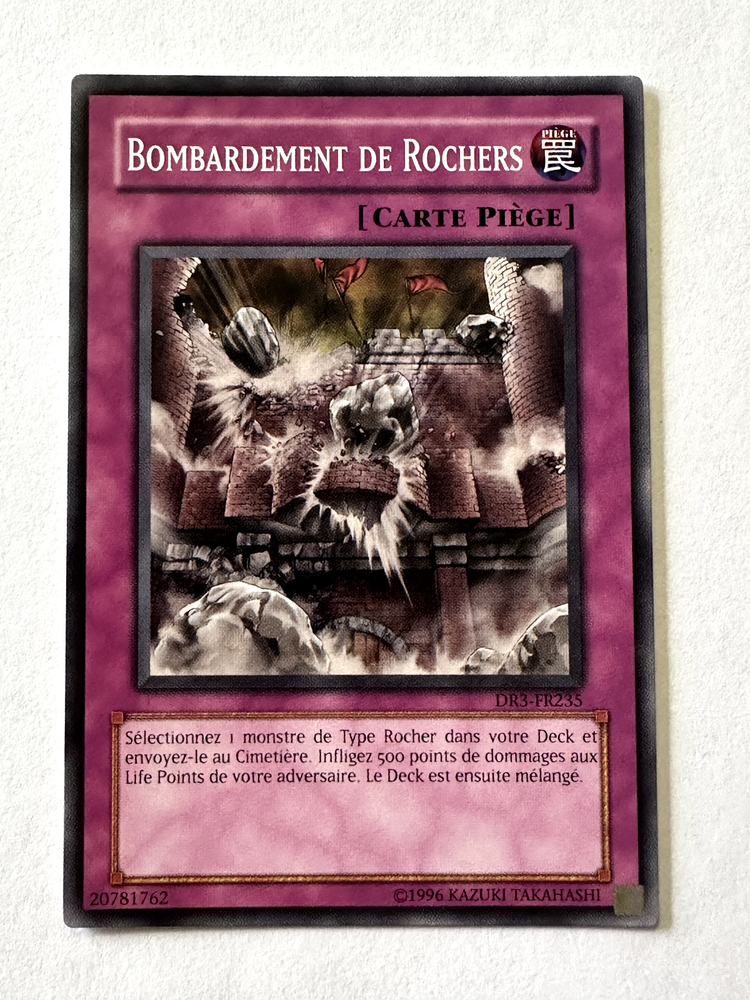 Yu-Gi-Oh JCC Bombardment of Rocks DR3-FR235 Trading Card