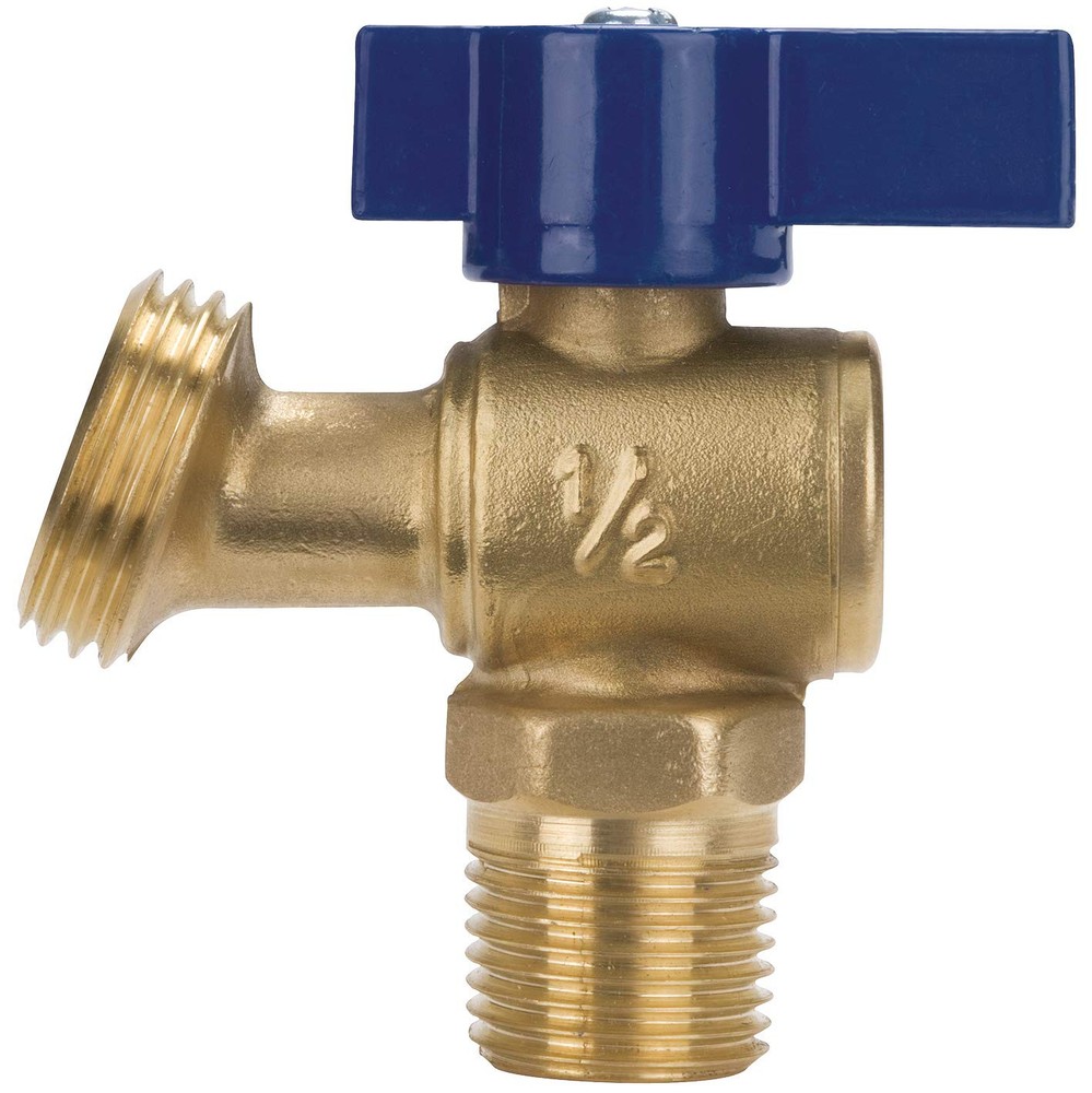 QT74X 1/2-In. Quarter Turn Boiler Drain-Cup/Male