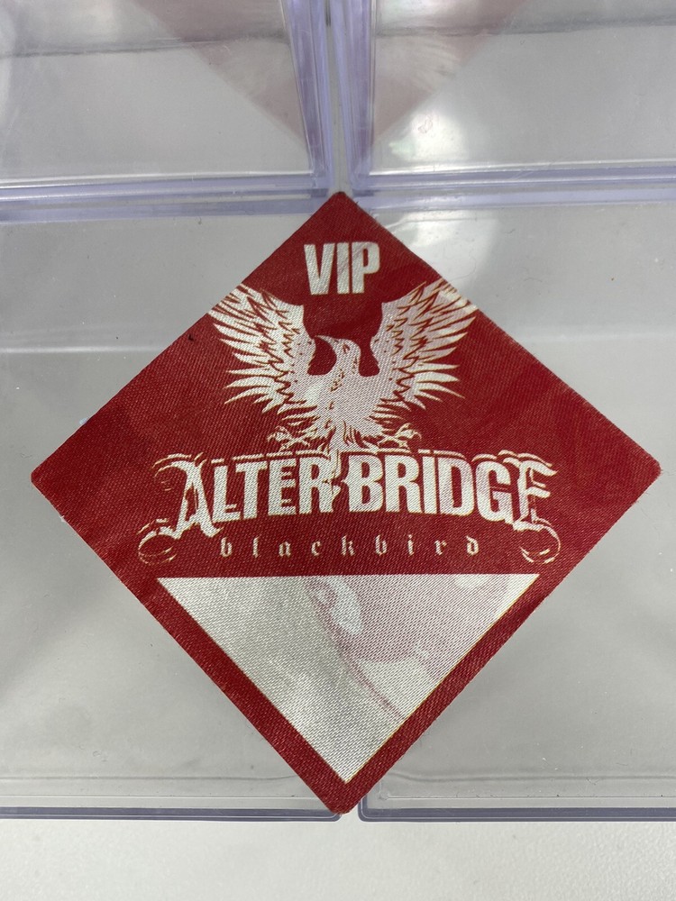 ALTER BRIDGE 2007 Blackbird OTTO Red Cloth Backstage VIP Pass - USED