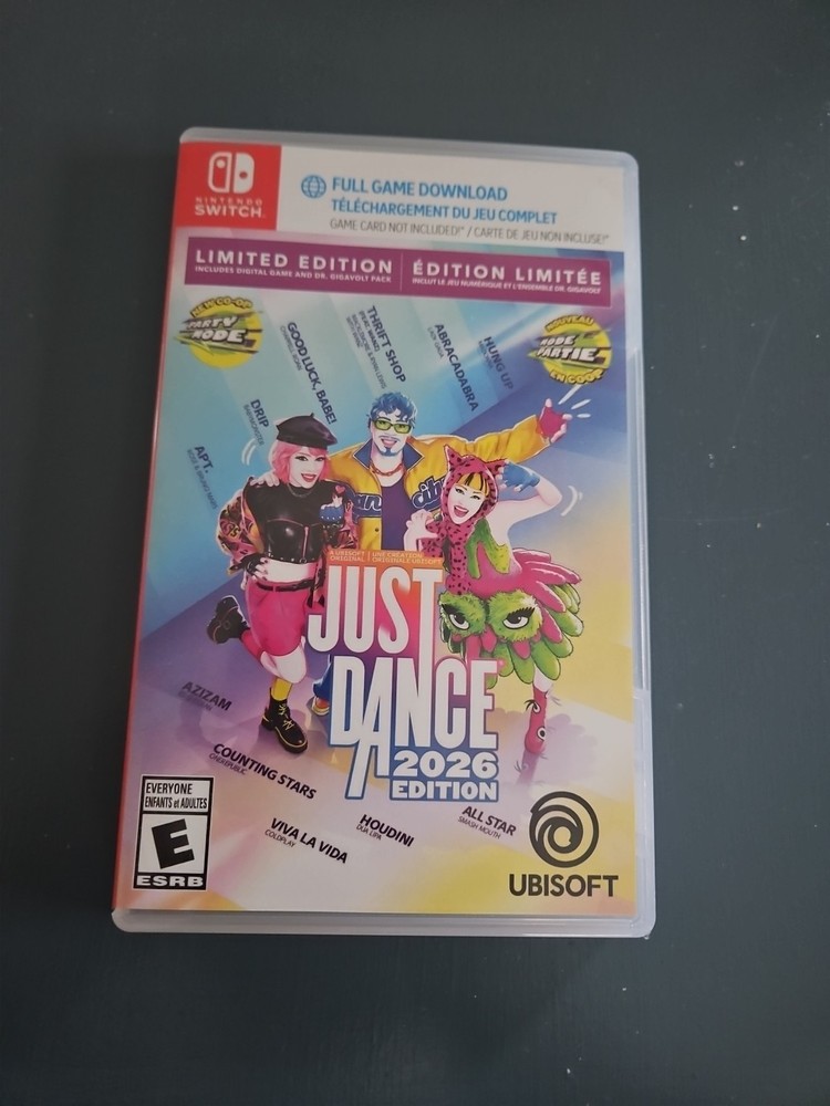 Nintendo Switch Just Dance 2026 Edition Brand New With Code  No Seal Not Used