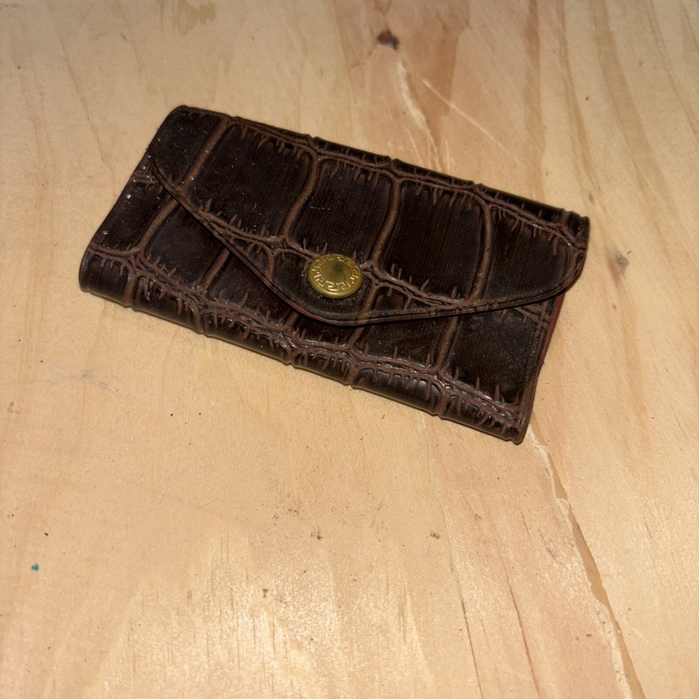 Vintage Key Holder Brown Plastic Case