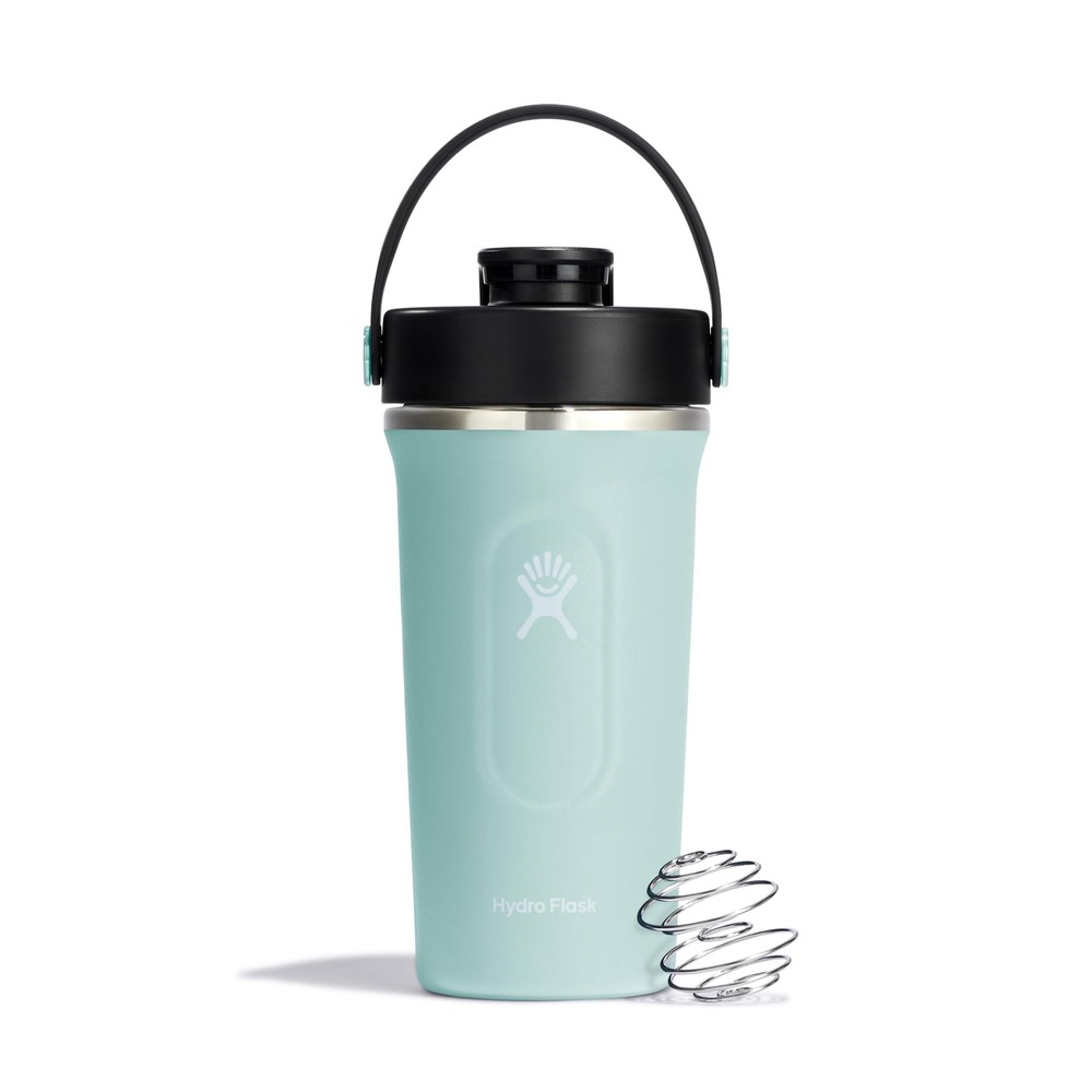 24oz Insulated Hydro Flask Shaker Bottle in Dew Color