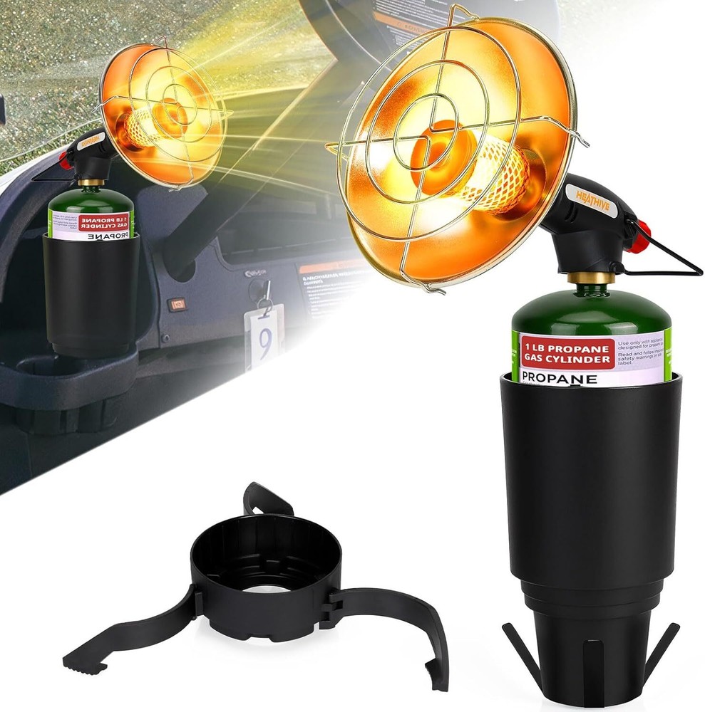 Portable Outdoor Propane Heater for Golf Cart with Gas Tank Stand Holder 6200BTU