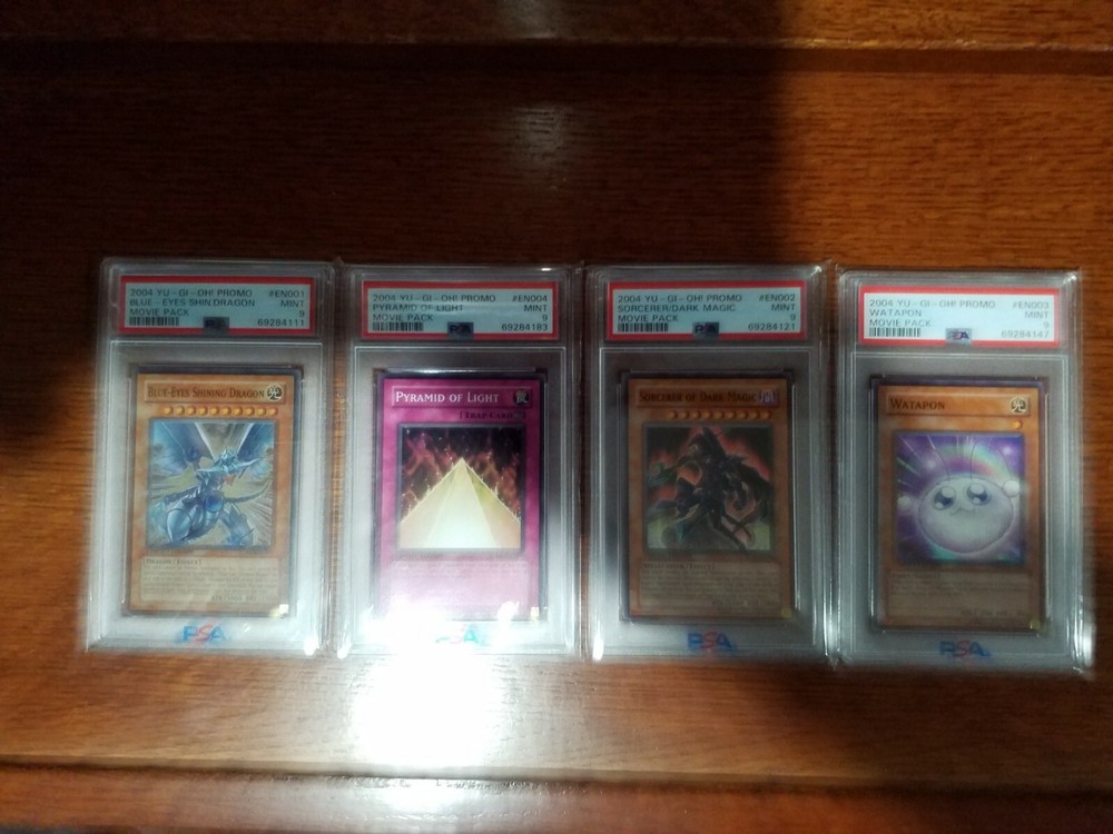 2004 Yu-Gi-Oh The Movie Promo Pack Full Set PSA 9 Gem Mint with Bonus