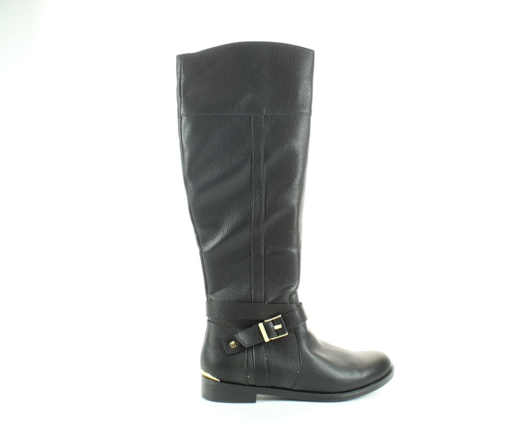 Kenneth Cole Womens Wind Riding Black Riding Boots Size 6.5 (6239802)