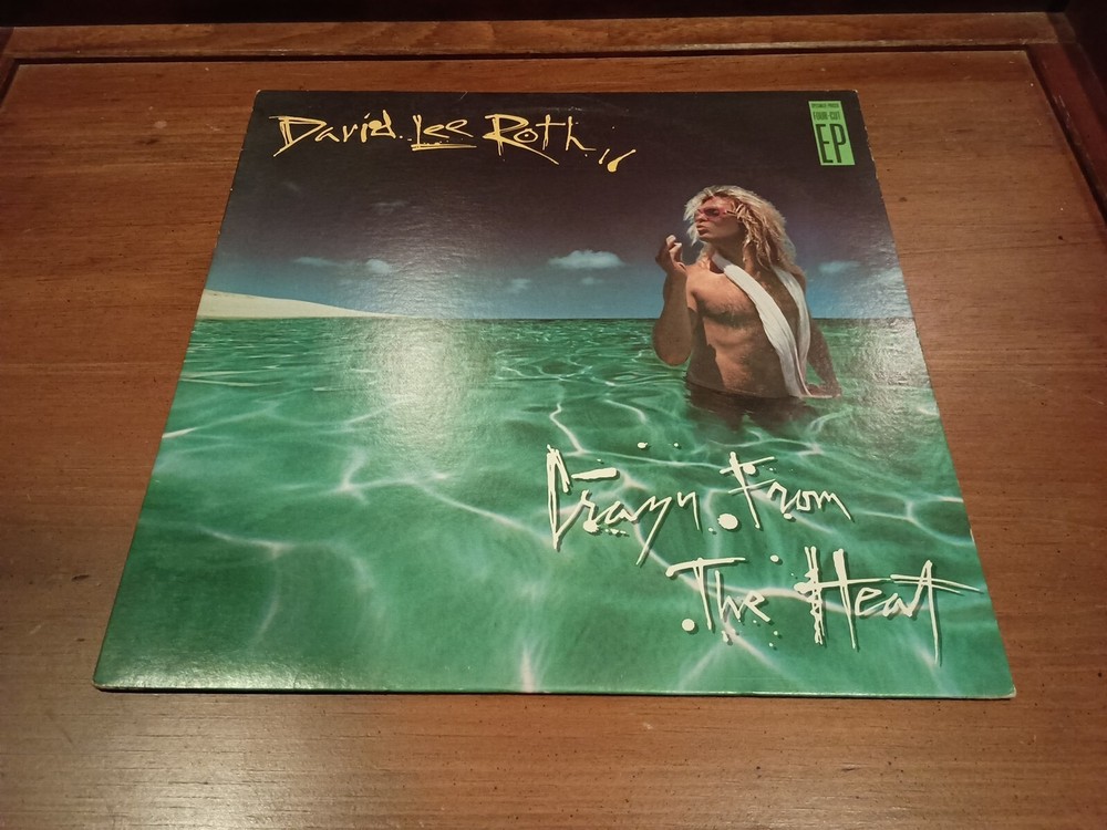 David Lee Roth - Crazy From The Heat LP  25222-1B GOOD 1985
