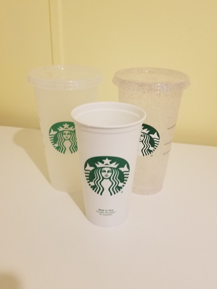 Starbucks 2022 Holiday Red Green Glitter Reusable Cold Cup