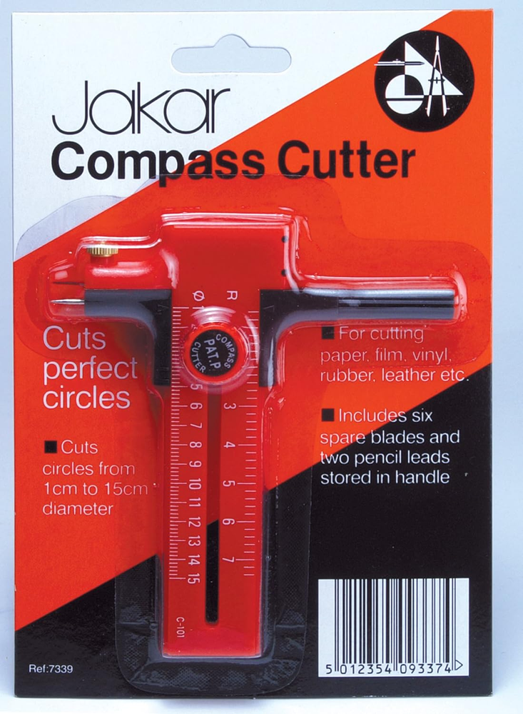 Compass Circle Cutter Cuts Perfect Circles for Paper Vinyl Rubber Leather