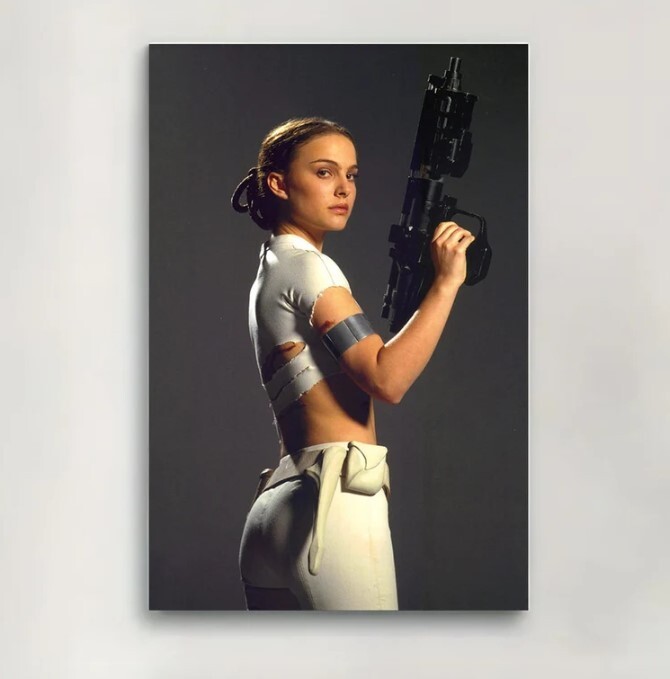 Star Wars Attack Of The Clones Movie Poster Room Decor Wall Art Print Cinematic Design