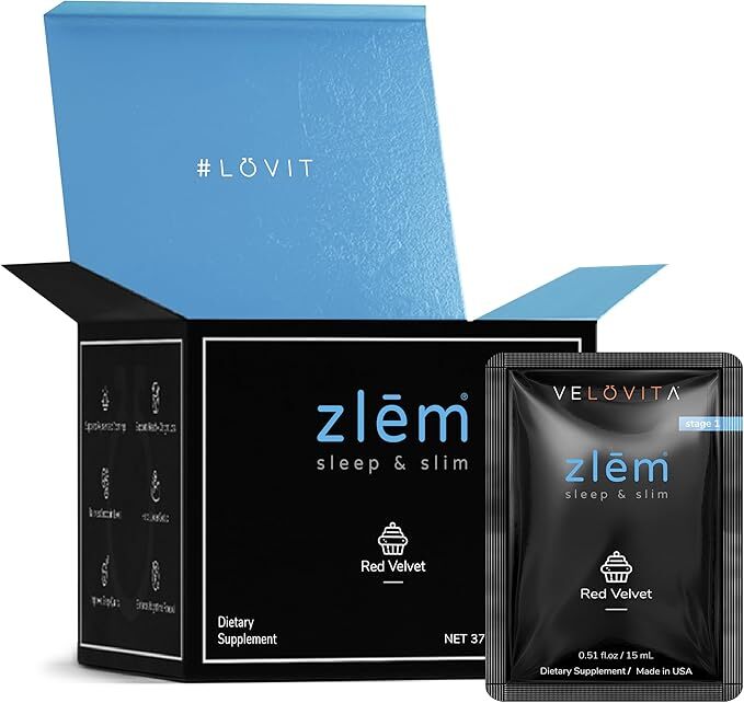 Velovita Zlēm Sleep & Slim Pack - Advanced Sleep Aid & Weight Management