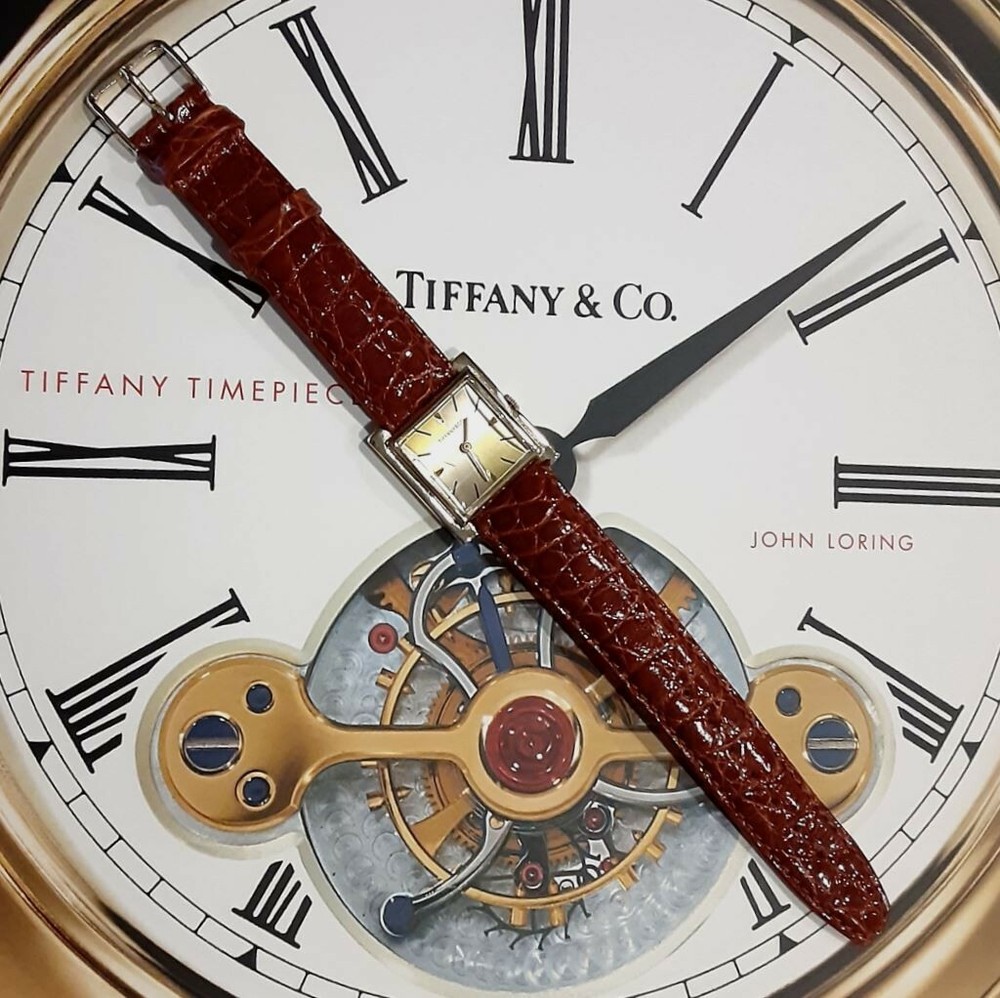 TIFFANY & CO VINTAGE 14K GOLD WATCH - IMP MOVEMENT - 8