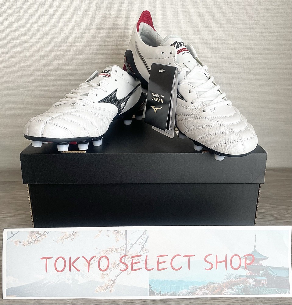 Mizuno Morelia Neo 4 IV Japan Soccer Cleats White Black P1GA2330 09