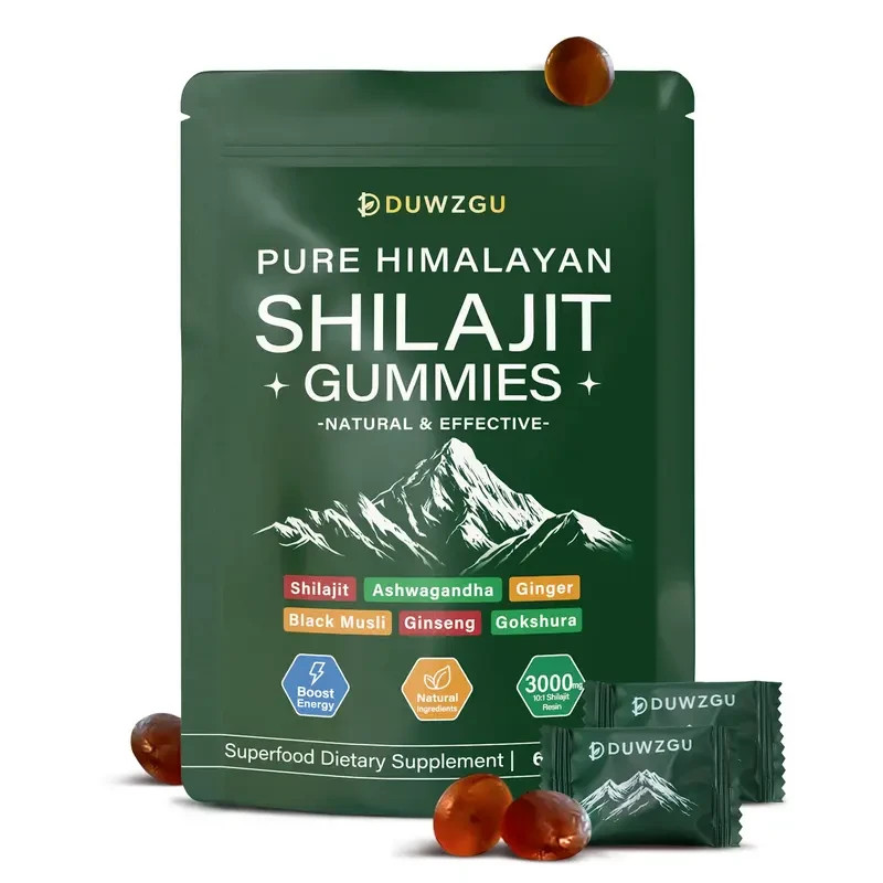 Shilajit Gummies Gold No Added Sugar AshPure Pure Himalayan Shilajit